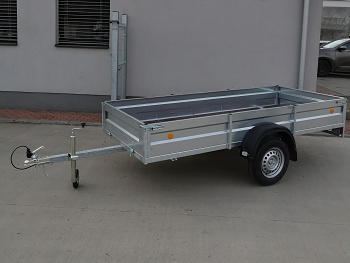 Prívesný vozík 1250 x 3000 valníkový ZN  750 kg