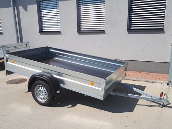 Prívesný vozík 1800 x 3500 valníkový ZN  750 kg