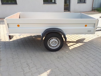 Prívesný vozík 1250 x 2200 valníkový ALU  750 kg