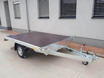 Prívesný vozík 1500 x 2500 PLATO KPLP 750 kg