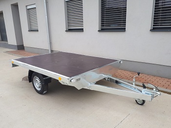 Prívesný vozík 2200 x 2500 PLATO KPLP 750 kg
