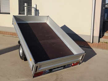 Prívesný vozík 1800 x 3500 vyklápací KPLP 750 kg