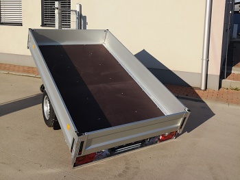 Prívesný vozík 2000 x 2500 vyklápací KPLP 750 kg