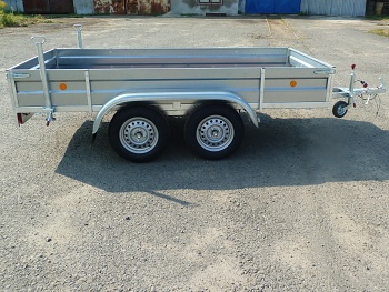 Prívesný vozík 1500 x 4500 valníkový  750 kg