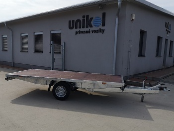 Prívesný vozík 2200 x 4000 PLATO KPLP 1800 kg