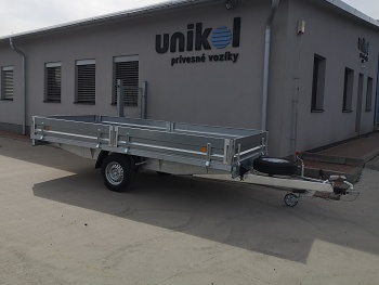 Prívesný vozík 1500 x 3500 válnikový KPLP 1000 kg