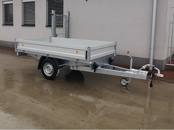 Prívesný vozík 1500 x 2500 válnikový KPLP 1300 kg
