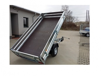 Prívesný vozík 1800 x 2500 1S sklápač 1300 kg