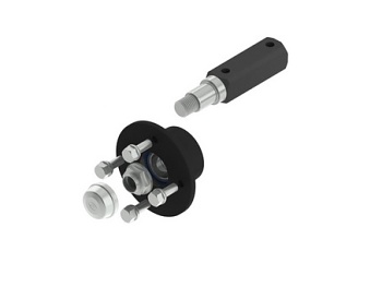 Náboj s oskou 4x100 CW-0203B BOX STEELPRESS