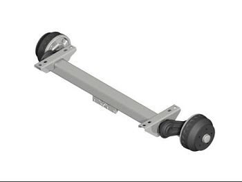 Náprava 1500 kg 1000 mm KNOTT