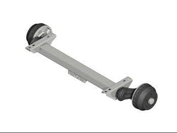 Náprava 1500 kg 1600 mm KNOTT