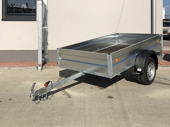 Prívesný vozík 1350 x 2500 valníkový ZN  750 kg
